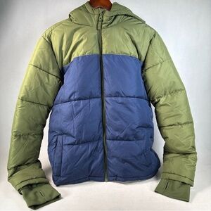There About Puffer Jacket Kids Boys Outerwear Blue Lightweight X-Large 18/20